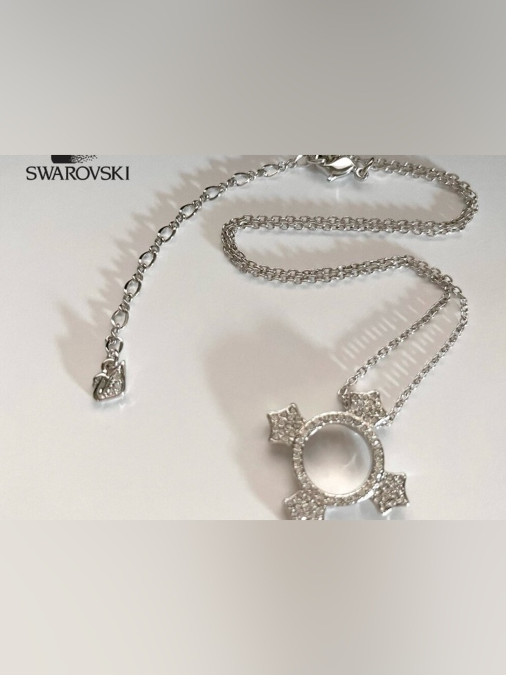Swarovski Circle of Life Silver Cross
Necklace | Salt River Collectibles